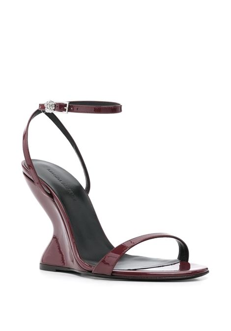 Bordeaux 105mm inverted wedge sandals Magda butrym - women MAGDA BUTRYM | 510425BRD